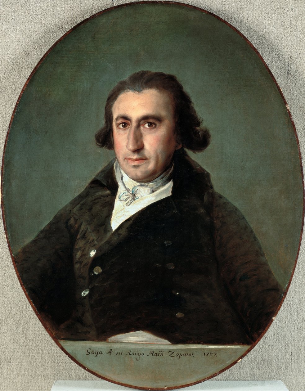 Portrait of Martín Zapater av Francisco de Goya
