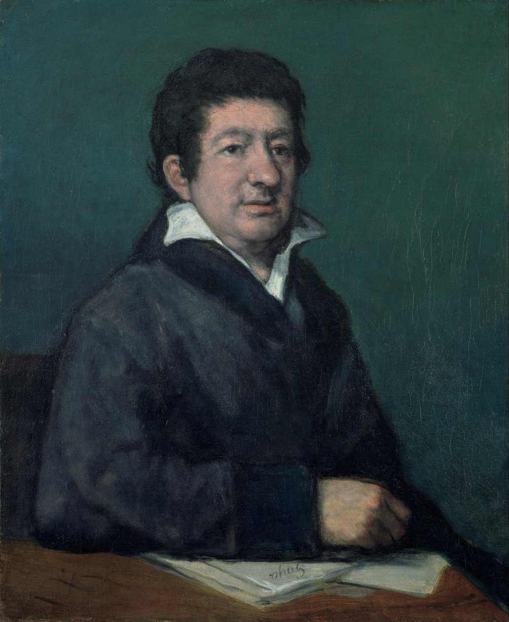 Porträtt av poeten Moratín av Francisco de Goya