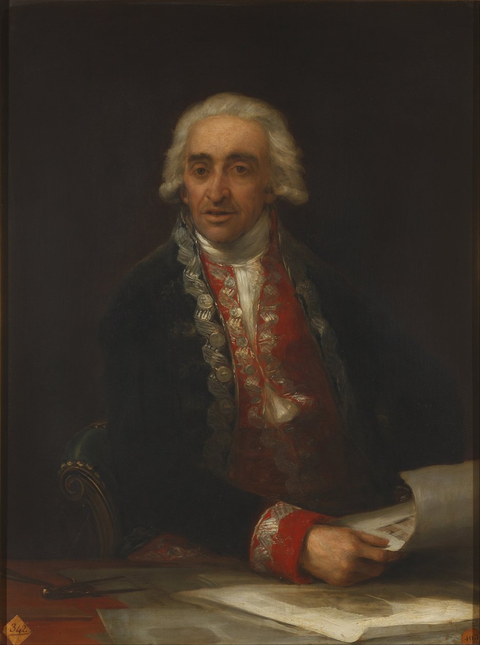 Retrato de Juan de Villanueva av Francisco de Goya