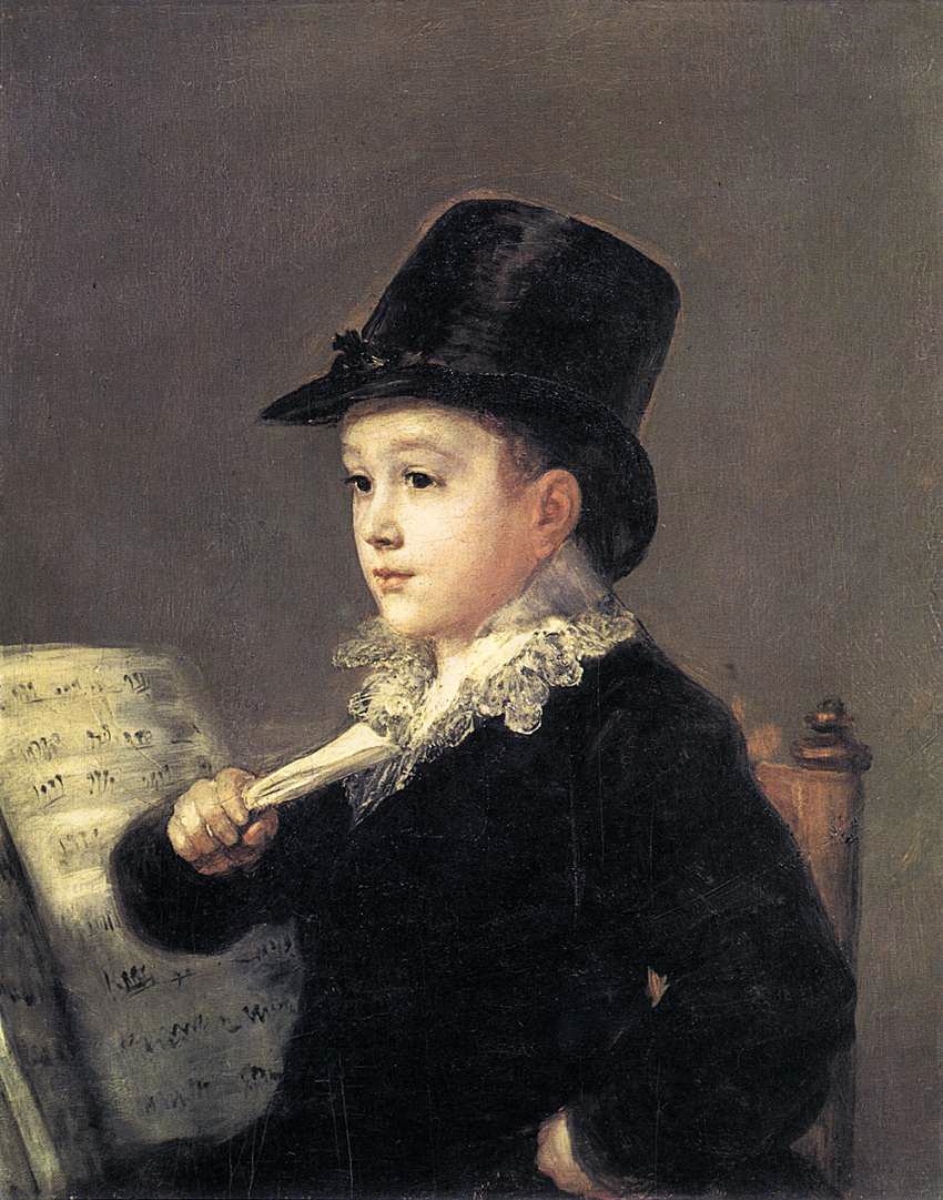 Retrato de Mariano Goya av Francisco de Goya