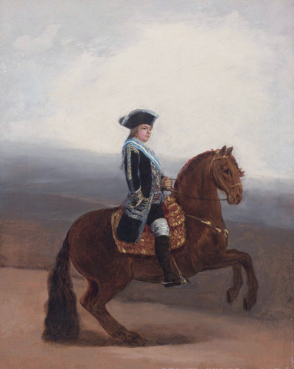 Retrato ecuestre de Manuel Godoy av Francisco de Goya
