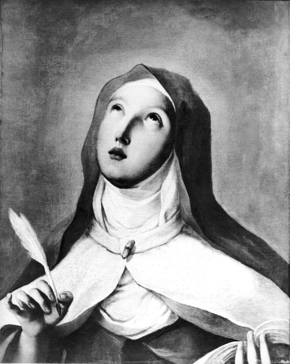 Mtakatifu Teresa wa Avila (1515-82) swed av Francisco de Goya
