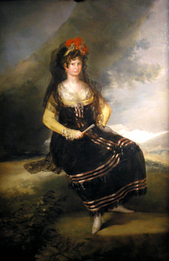 The Countess of Fernán Núñez av Francisco de Goya