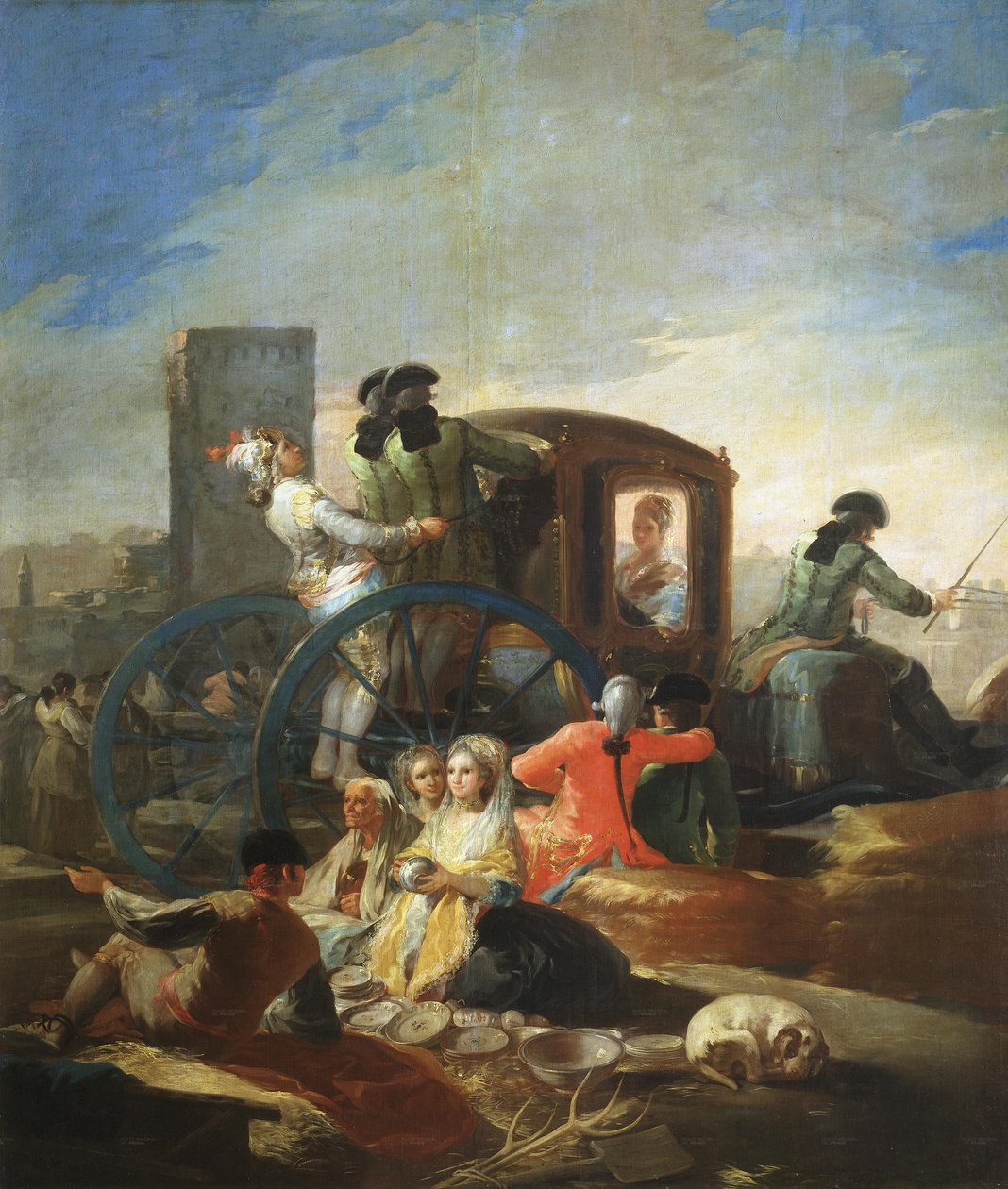 The Crockery Vendor av Francisco de Goya