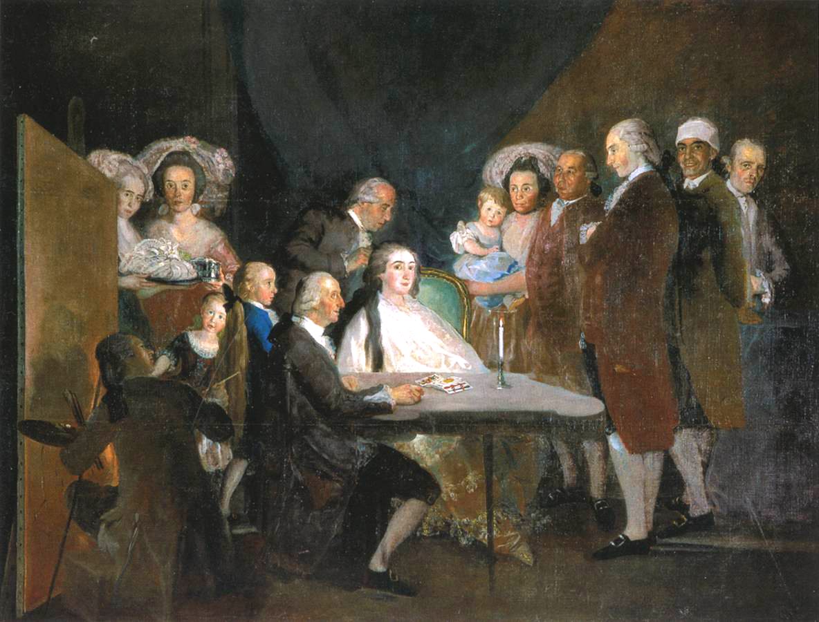 The Family of the Infante Don Luis av Francisco de Goya