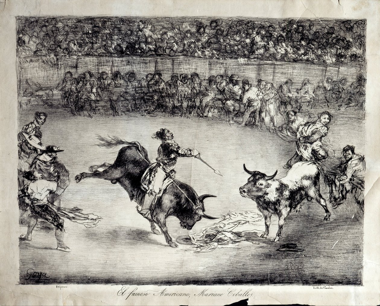 Den berömda amerikanen, Mariano Ceballos av Francisco de Goya