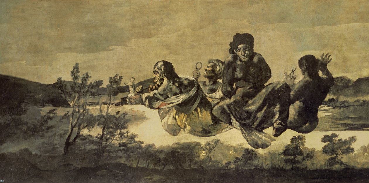 Skæbnerne, 1819-23 swed av Francisco de Goya