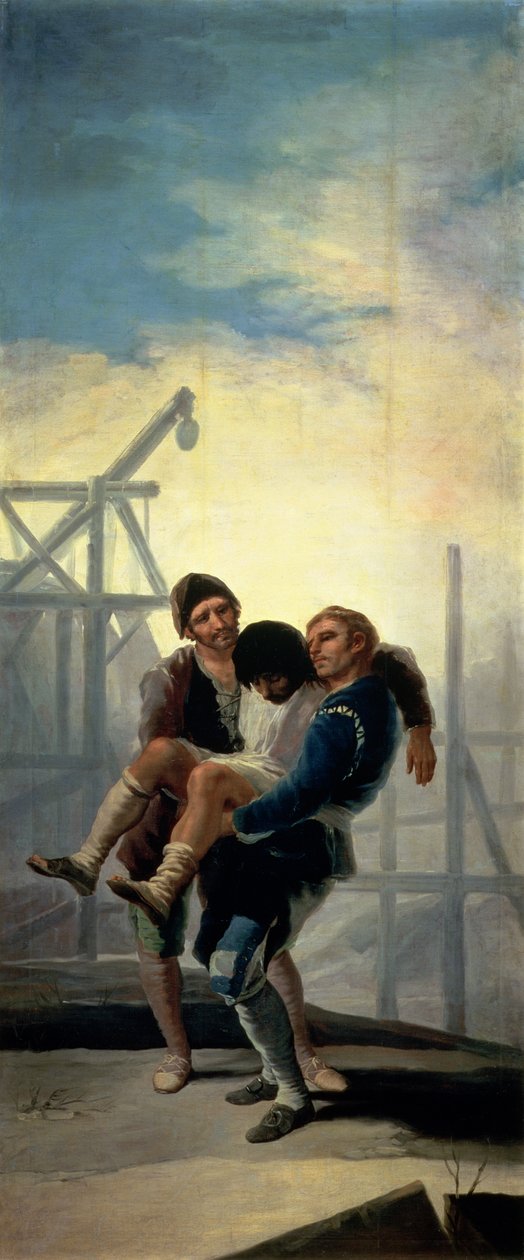 Den skadade muraren, 1786-7 av Francisco de Goya