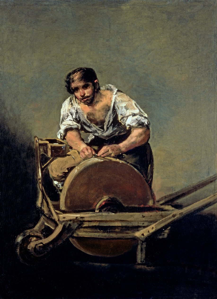 Knivsliparen, ca 1808-12 av Francisco de Goya
