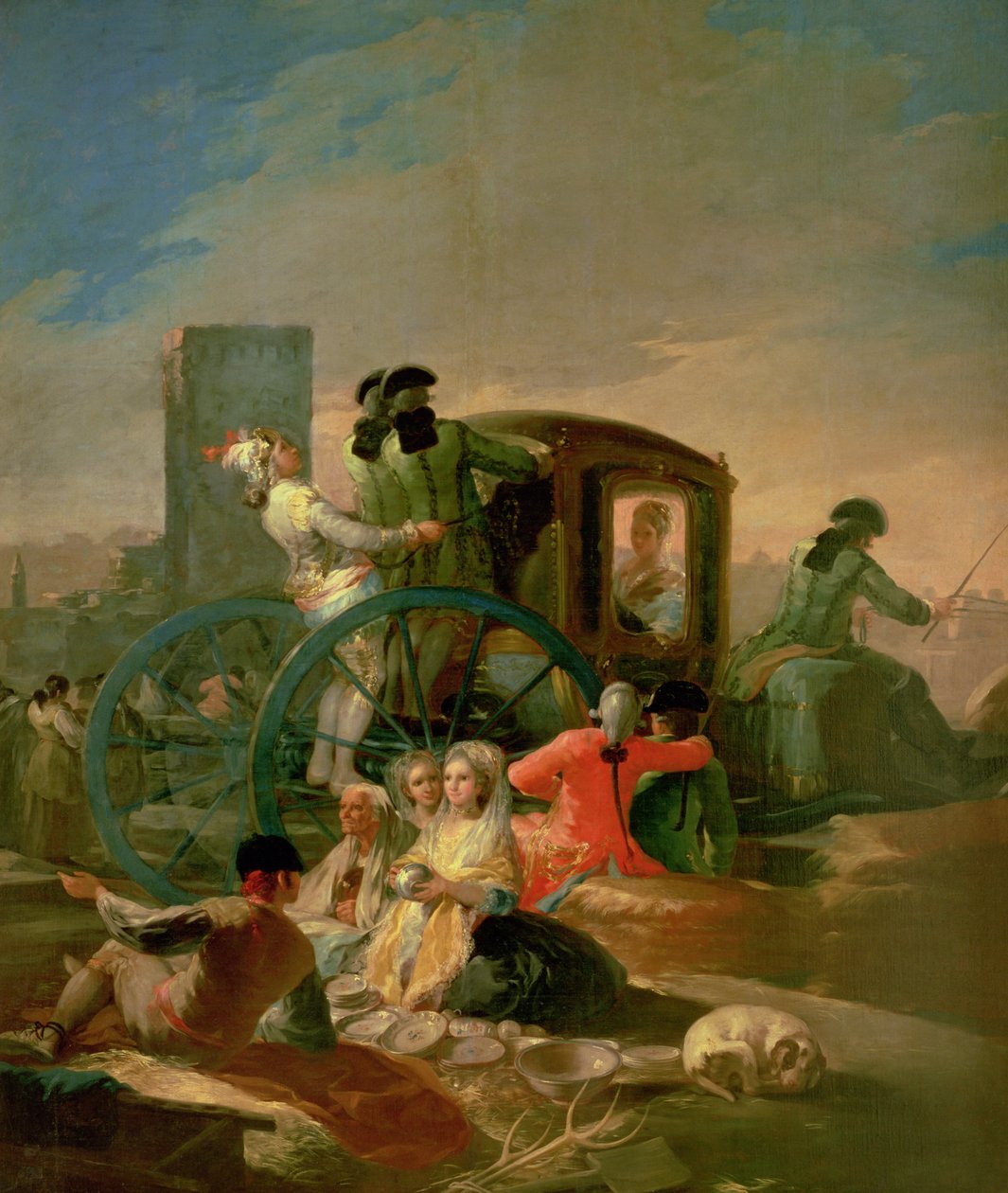 The Pottery Vendor, 1779 (se även 498127) av Francisco de Goya
