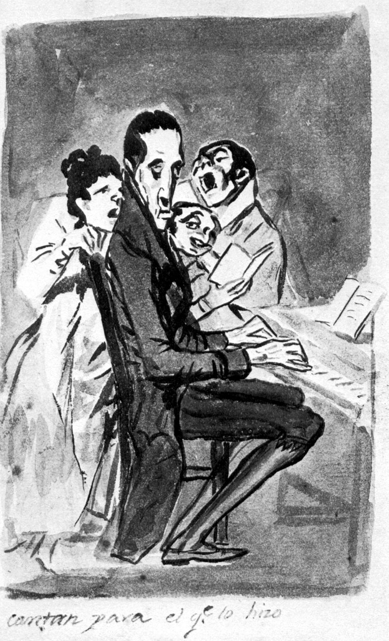 They Sing for the Composer av Francisco de Goya