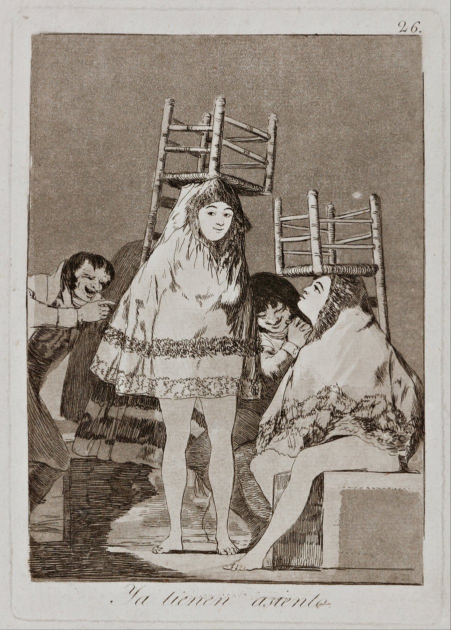 De har redan fått plats av Francisco de Goya