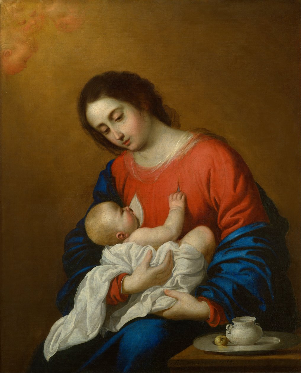 Madonna and Child av Francisco de Zurbaran