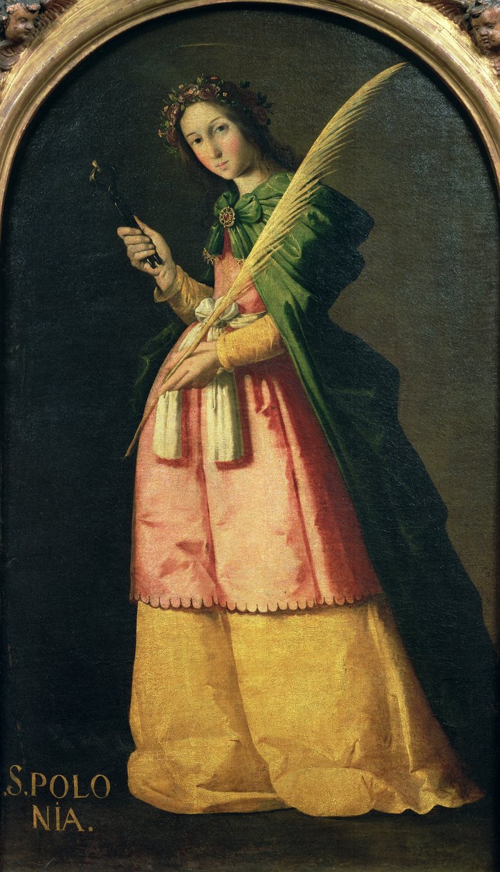 S:ta Apollonia, ca 1636 av Francisco de Zurbaran