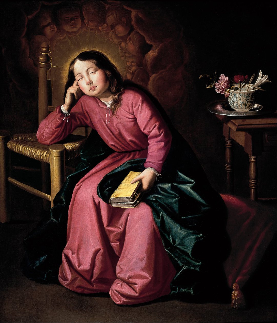 The Child Virgin Asleep av Francisco de Zurbaran