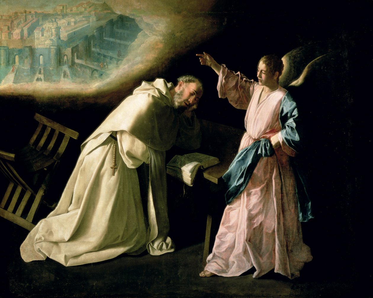 Vision av St. Peter Nolasco, 1629 av Francisco de Zurbaran
