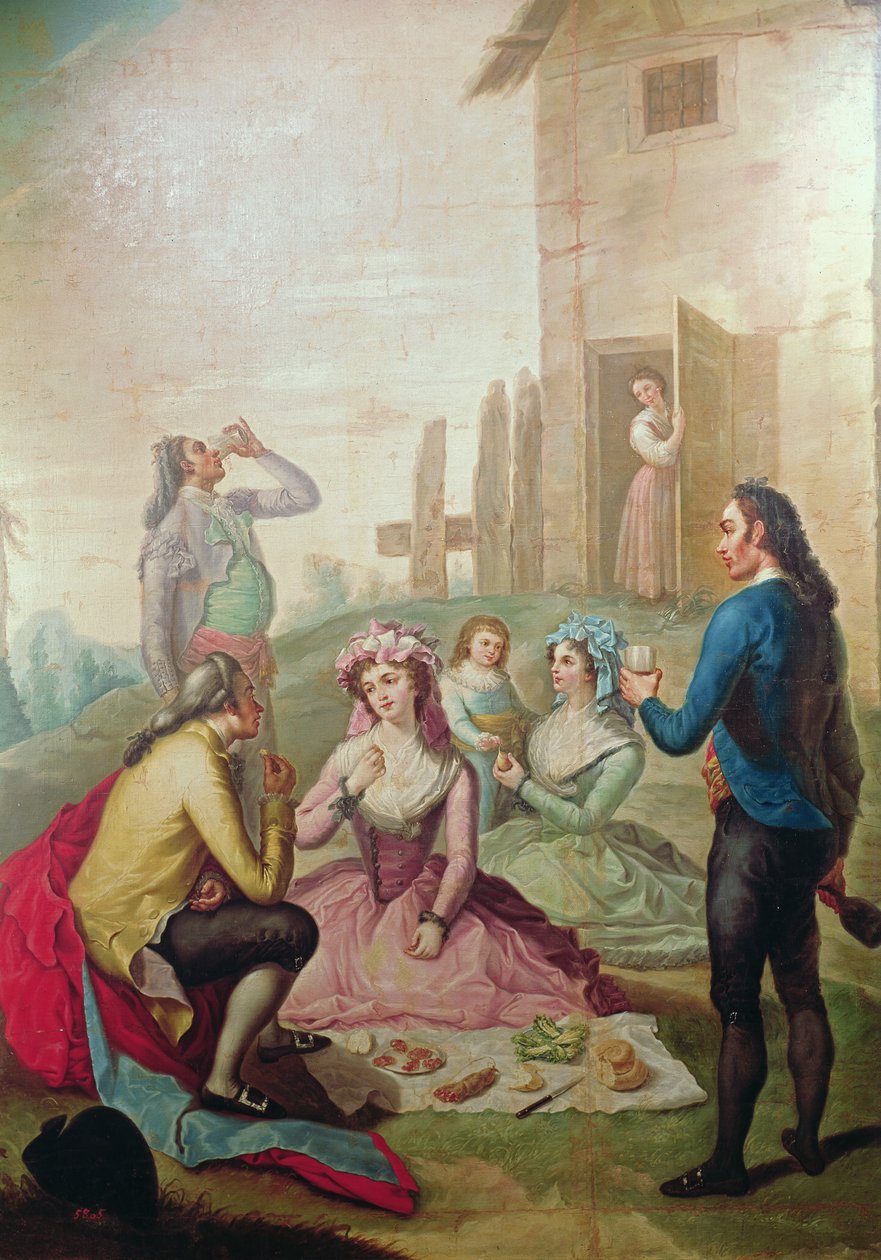 Landspicknicken av Francisco Bayeu y Subias