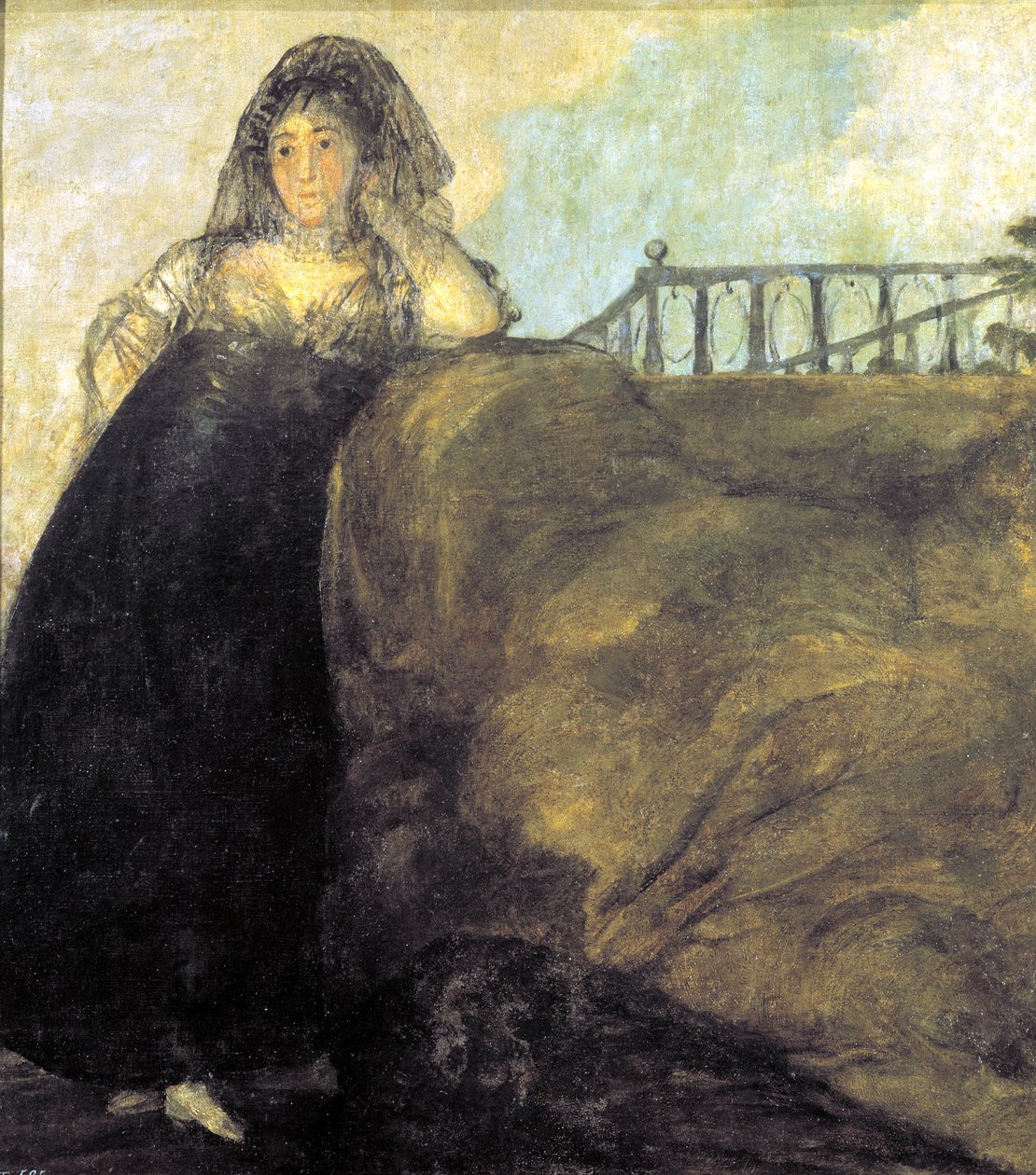 La Leocadia eller en manola av Francisco de Goya