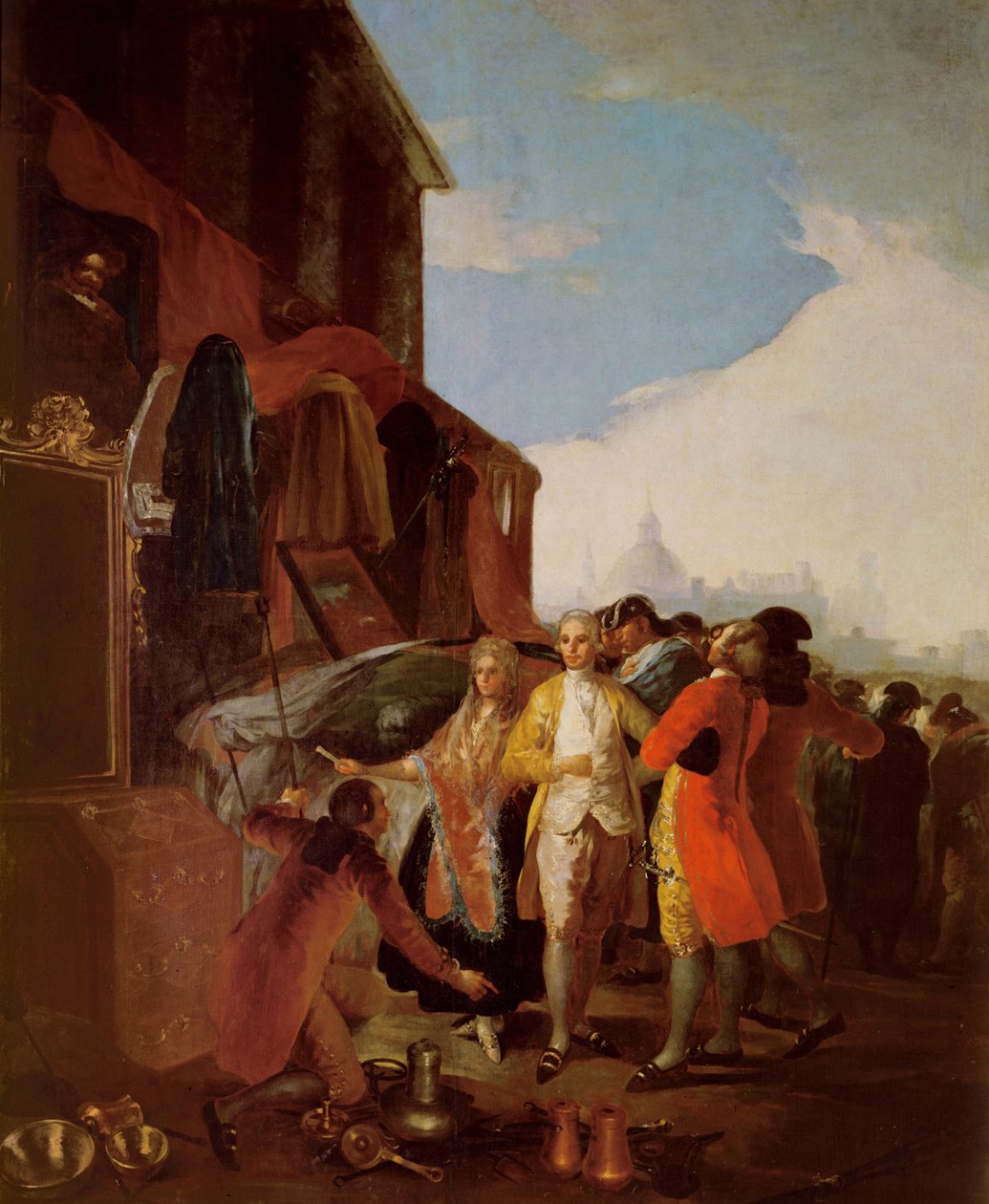 Mässan i Madrid, 1778 av Francisco de Goya