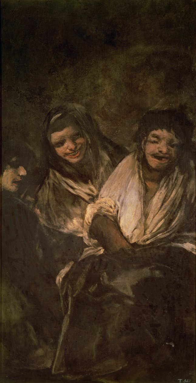 Skrattande figurer av Francisco de Goya