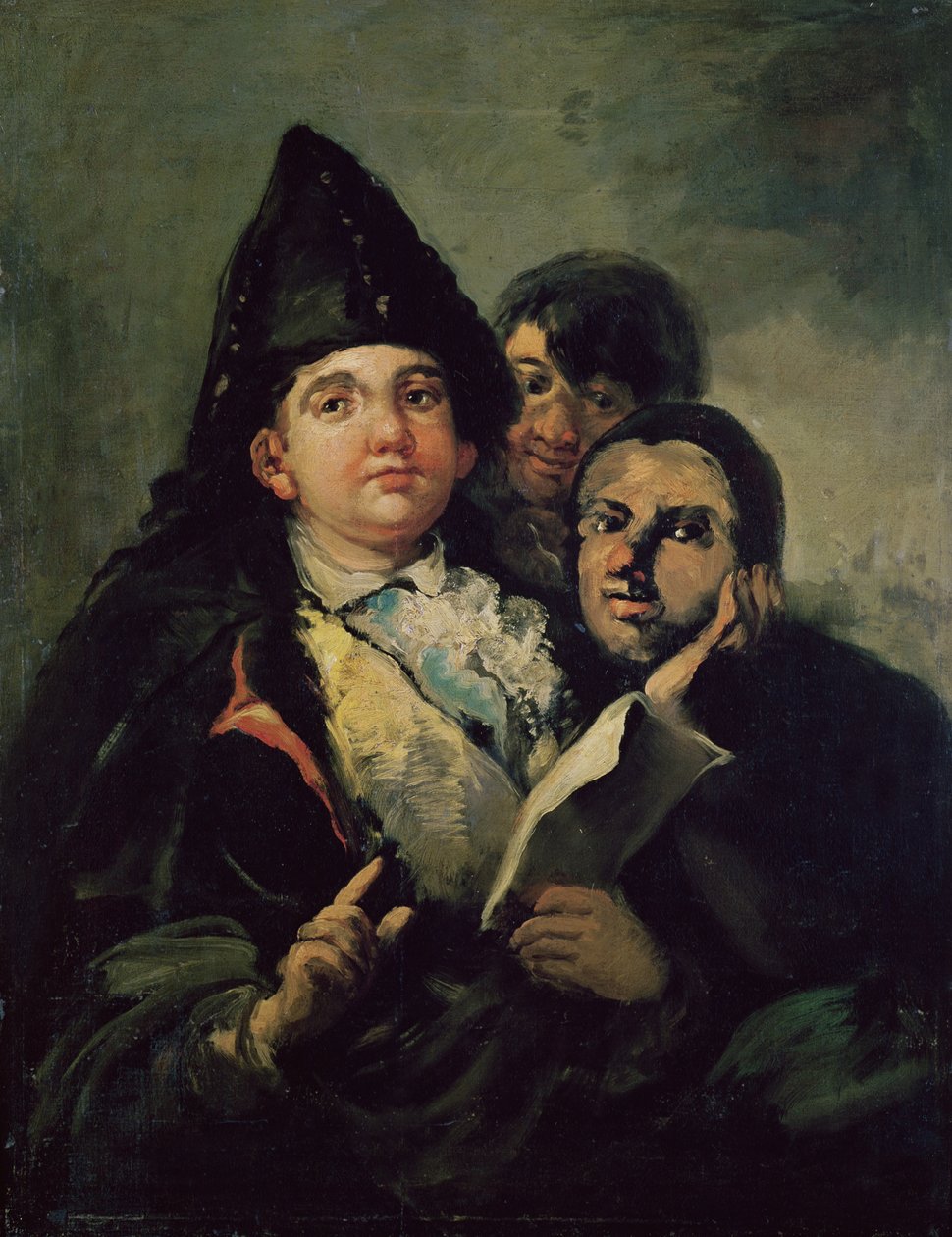 Manolito Guasquez och dåren från Coria av Francisco de Goya