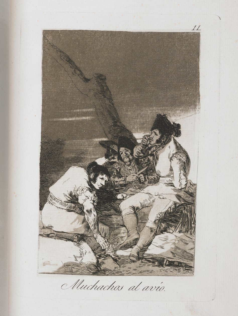 Tallrik från Los Caprichos, 1797-1798 av Francisco de Goya