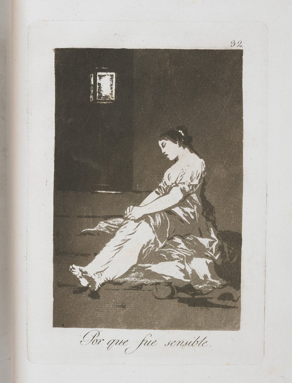 Tallrik från Los Caprichos, 1797-1798 av Francisco de Goya