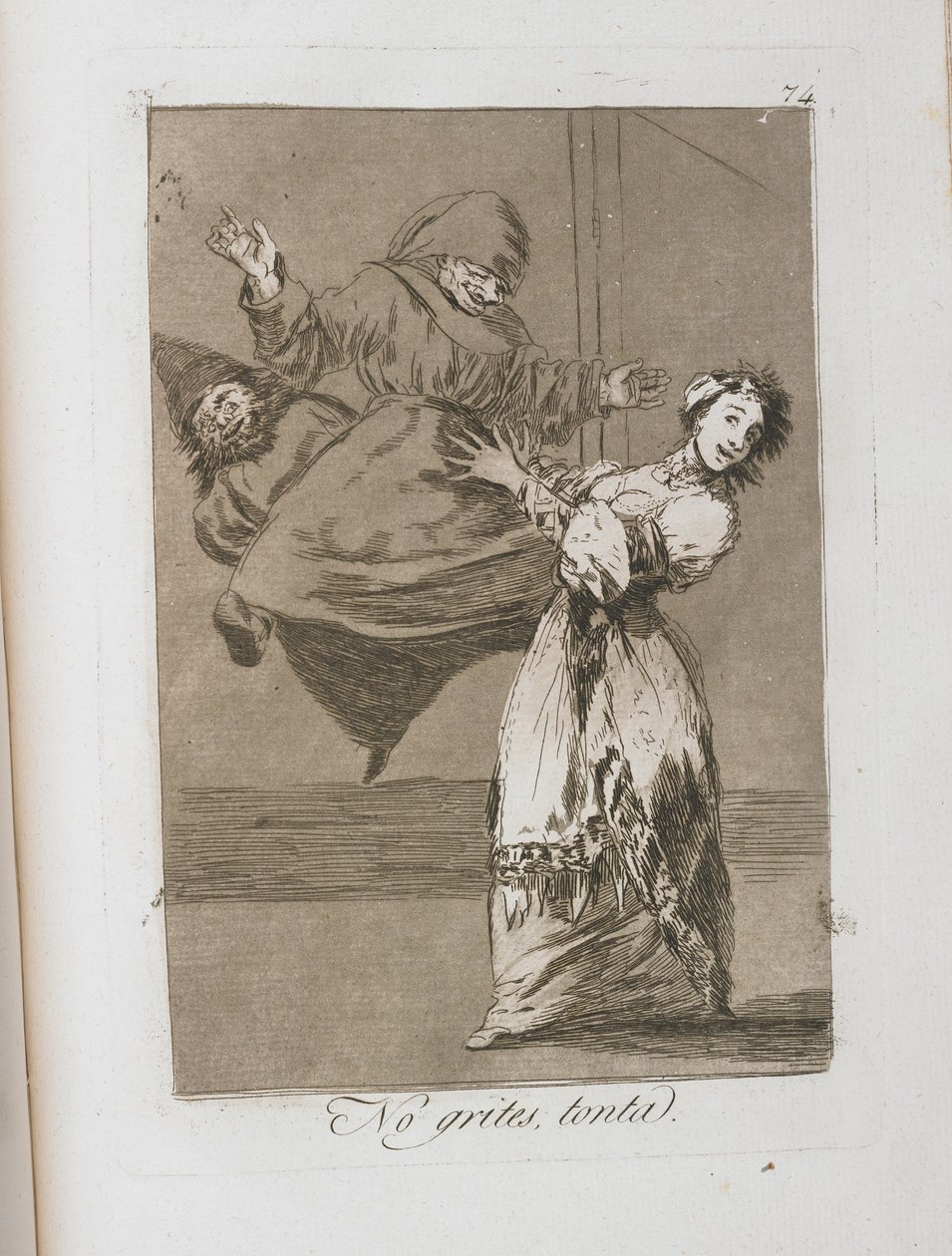 Tallrik från Los Caprichos, 1797-1798 av Francisco de Goya