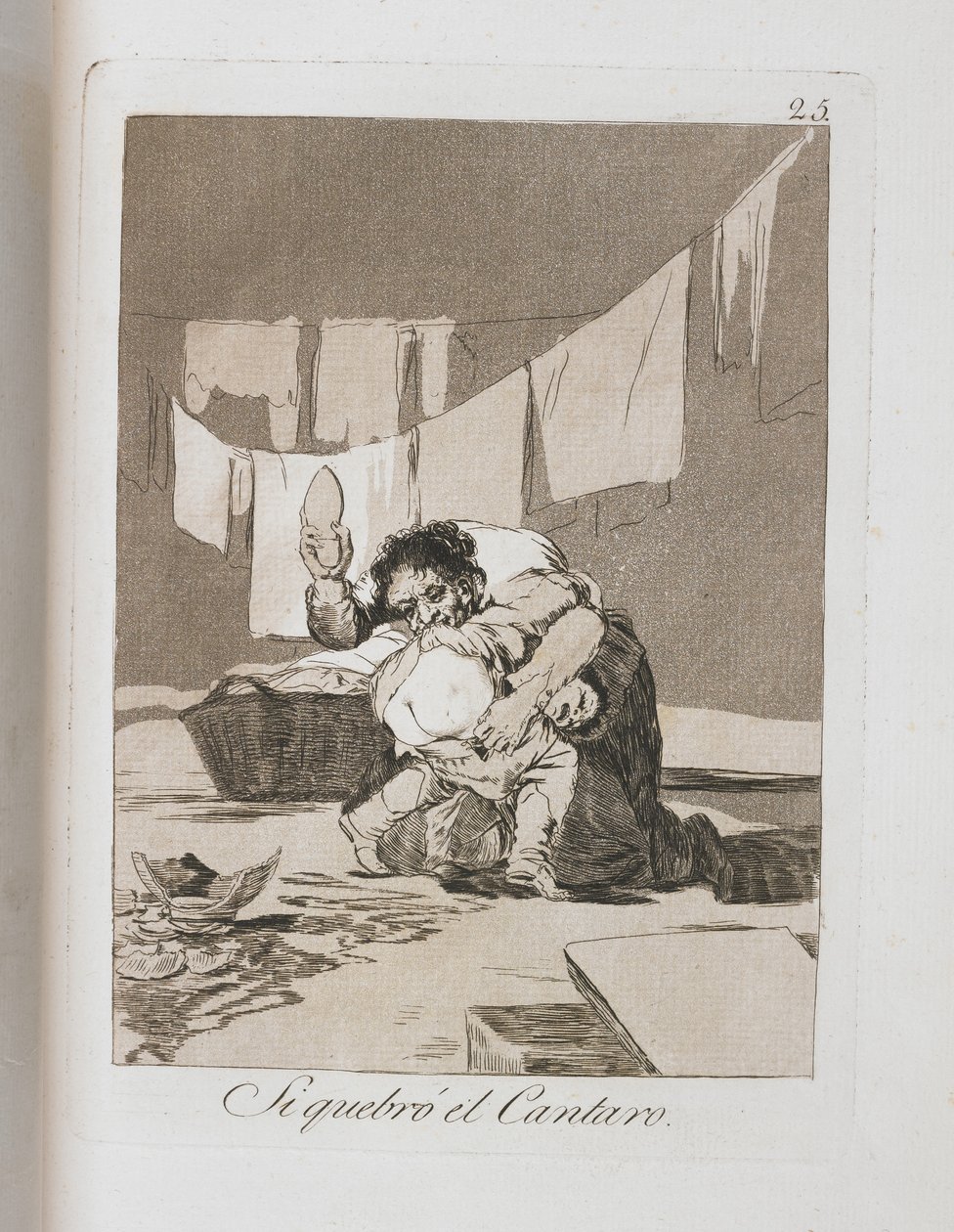 Tallrik från Los Caprichos, 1797-1798 av Francisco de Goya