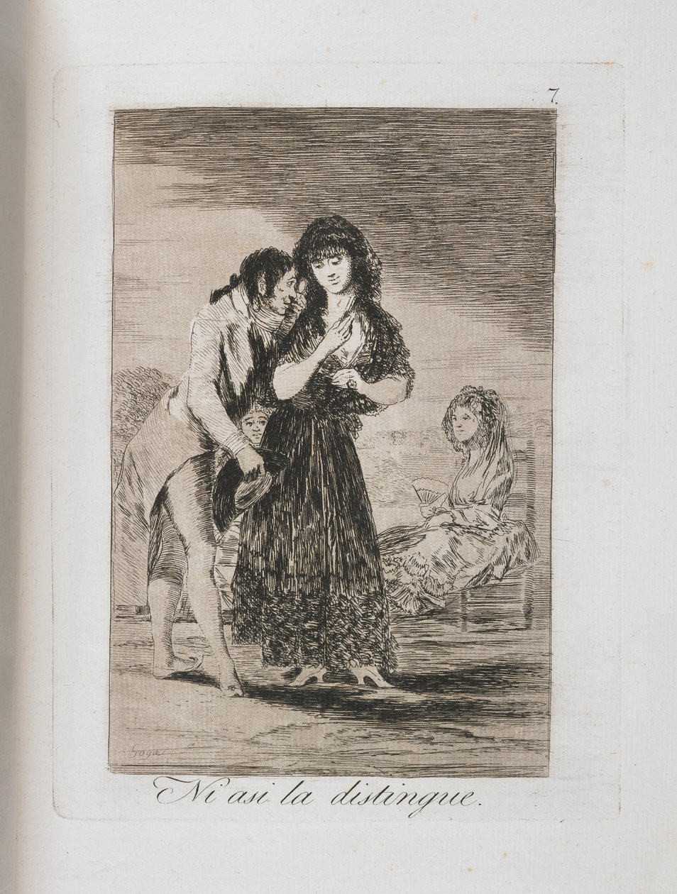 Tallrik från Los Caprichos, 1797-1798 av Francisco de Goya