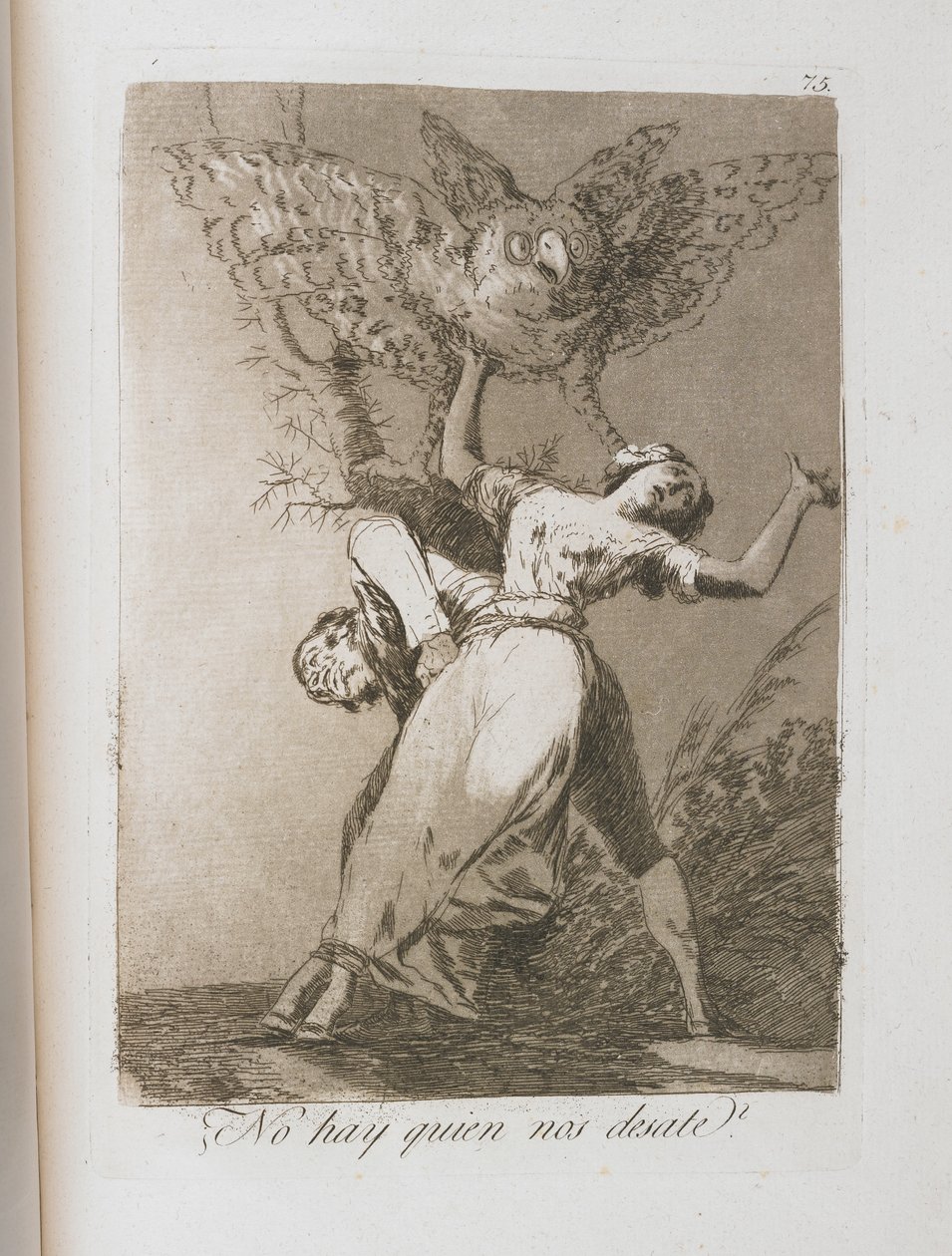 Tallrik från Los Caprichos, 1797-1798 av Francisco de Goya