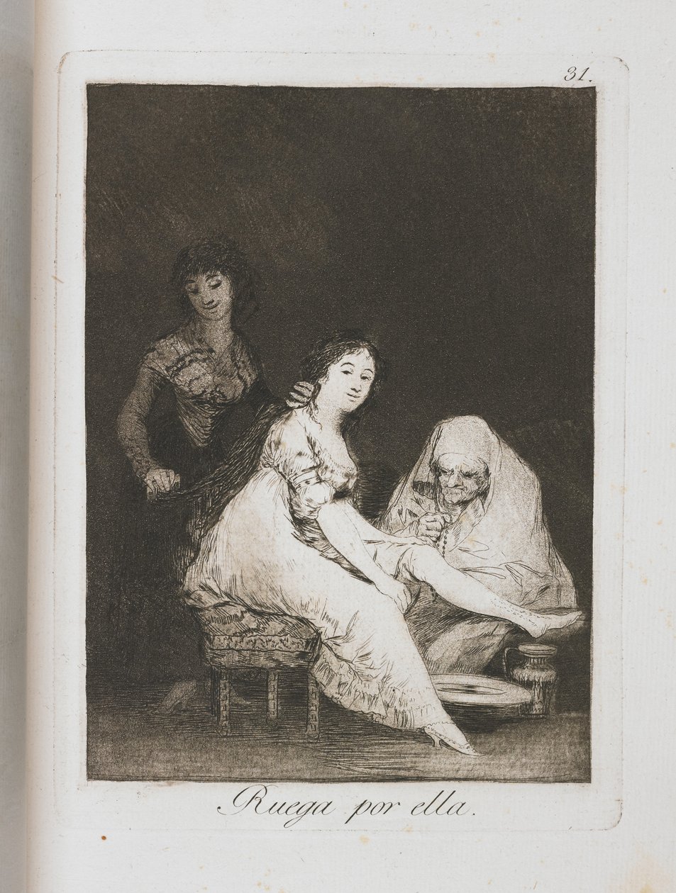 Tallrik från Los Caprichos, 1797-1798 av Francisco de Goya