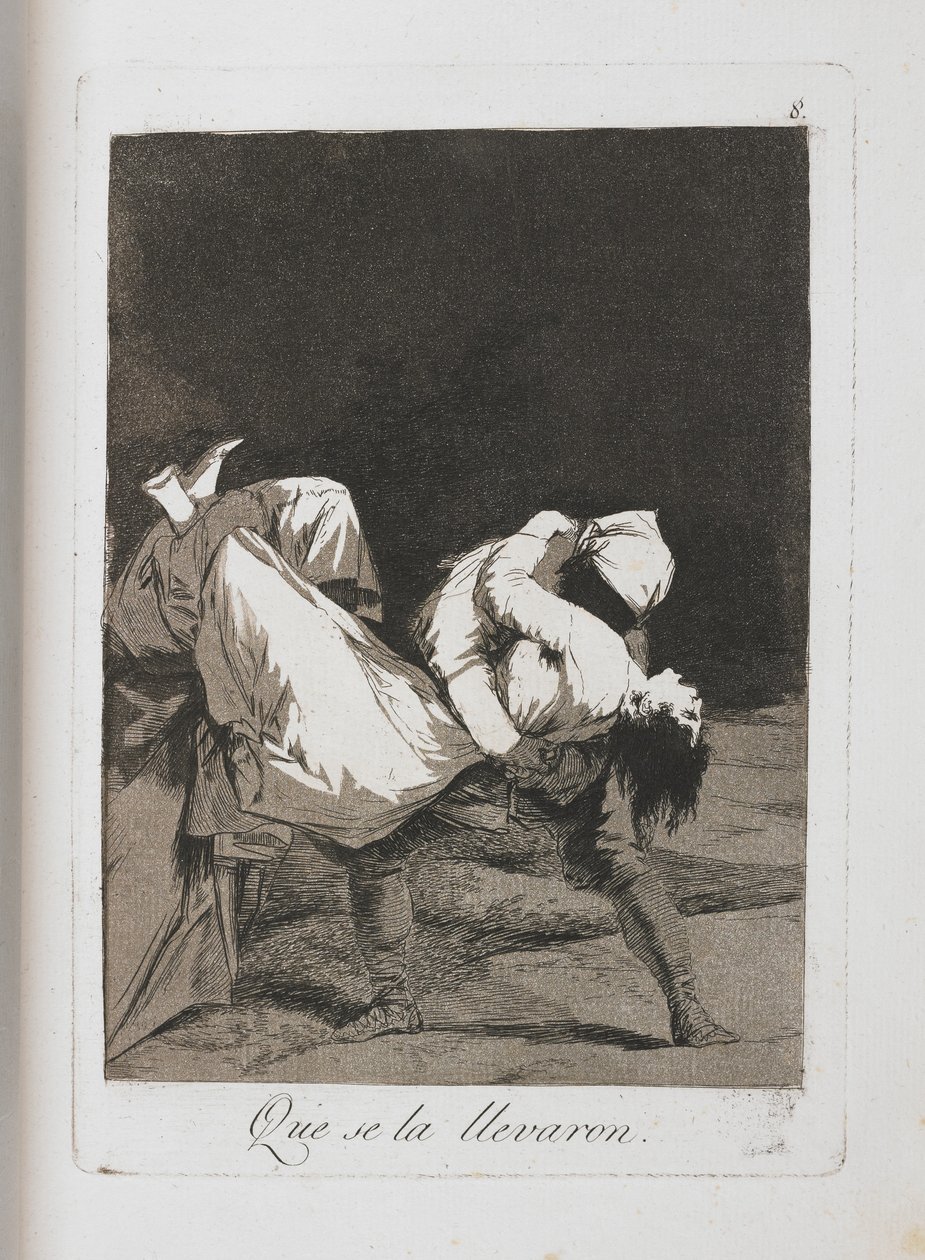 Tallrik från Los Caprichos, 1797-1798 av Francisco de Goya