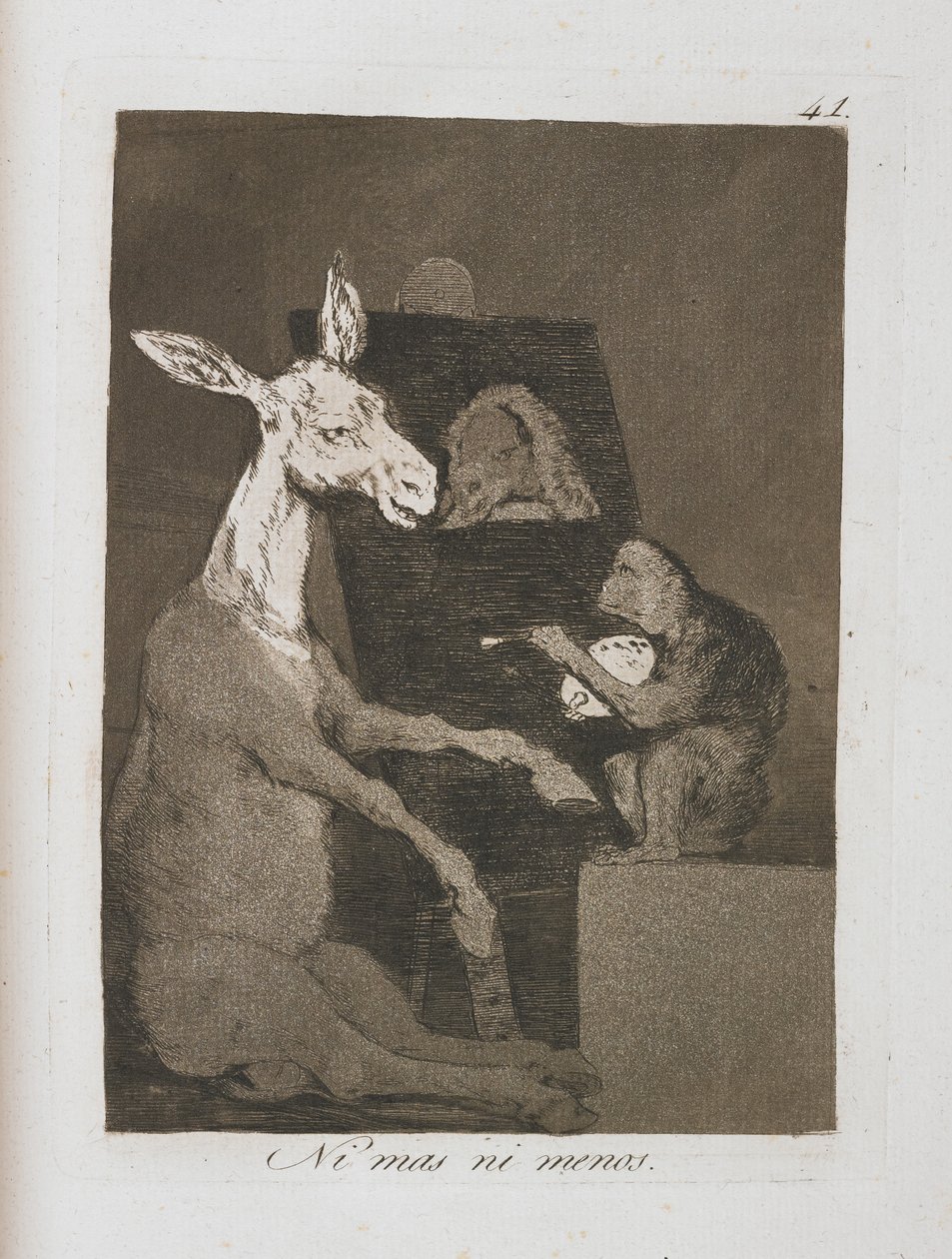 Tallrik från Los Caprichos, 1797-1798 av Francisco de Goya