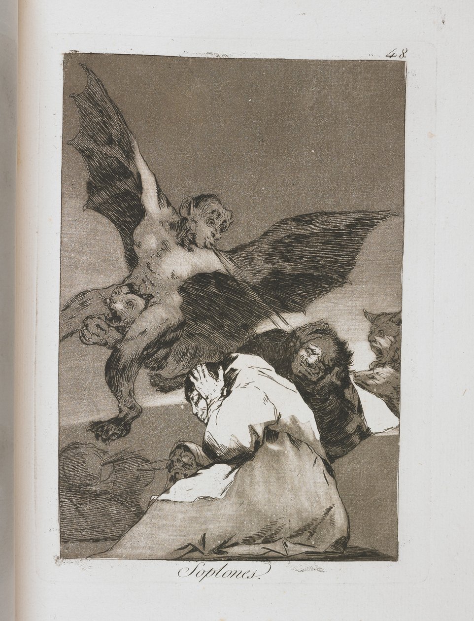Tallrik från Los Caprichos, 1797-1798 av Francisco de Goya