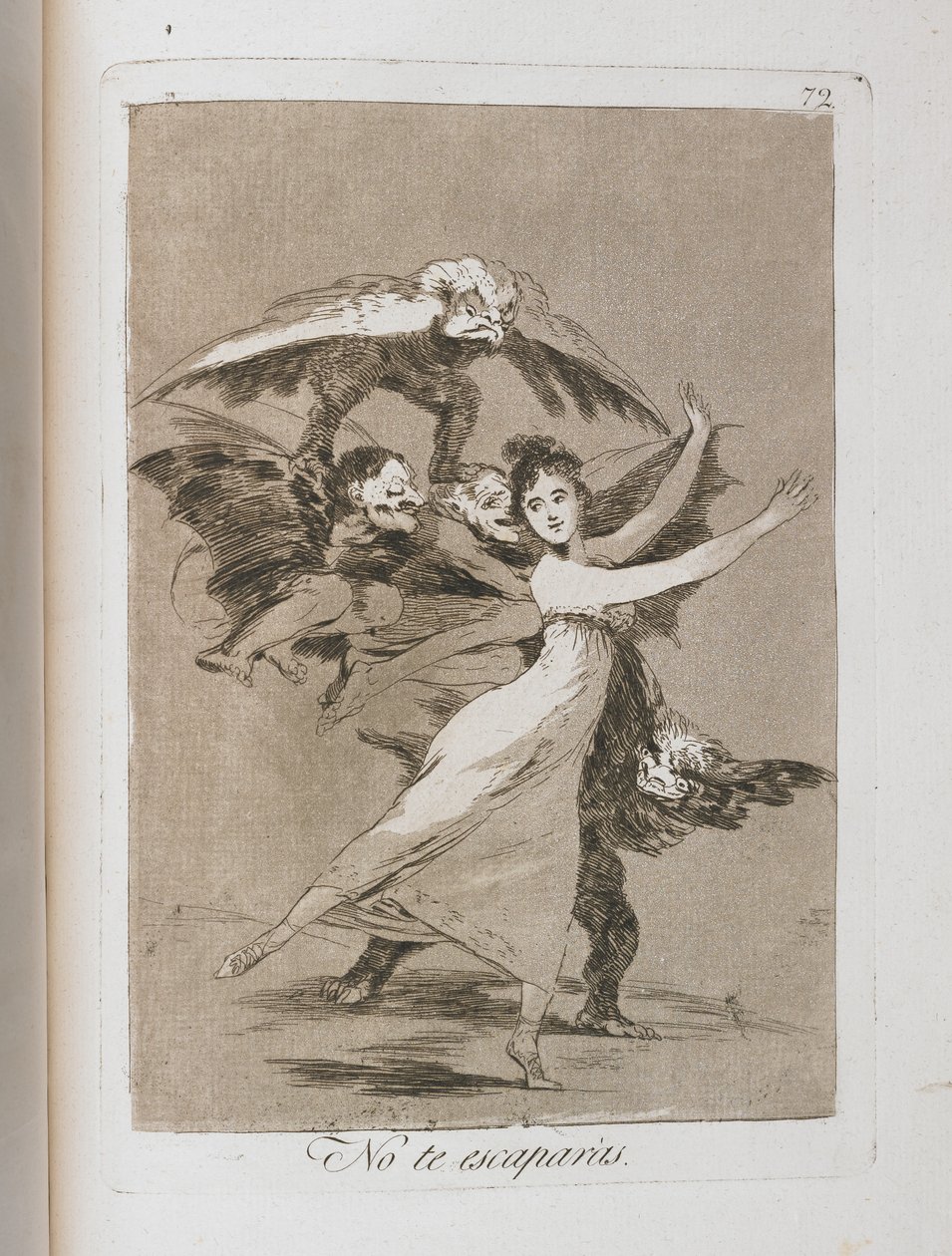 Tallrik från Los Caprichos, 1797-1798 av Francisco de Goya