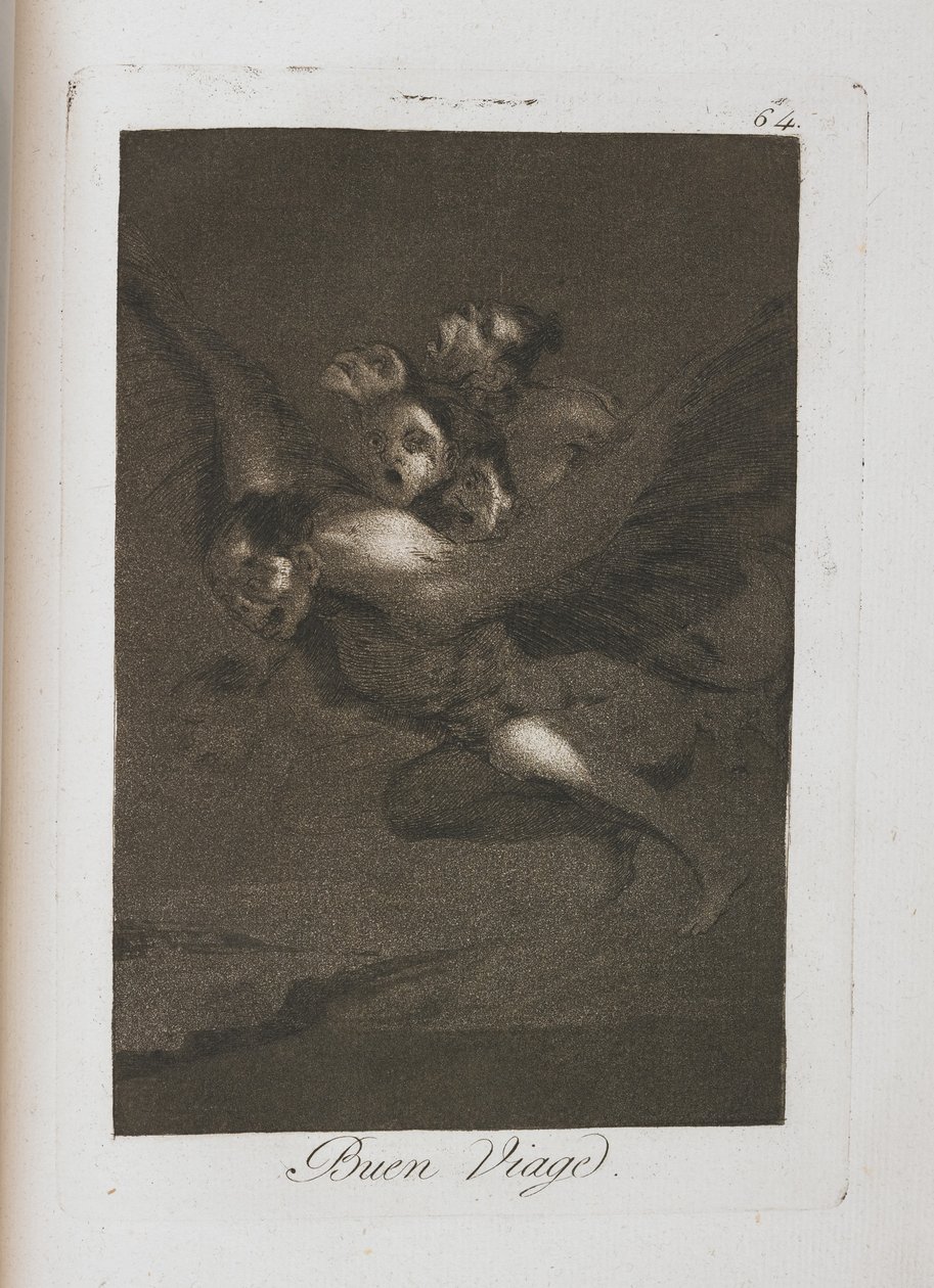 Tallrik från Los Caprichos, 1797-1798 av Francisco de Goya