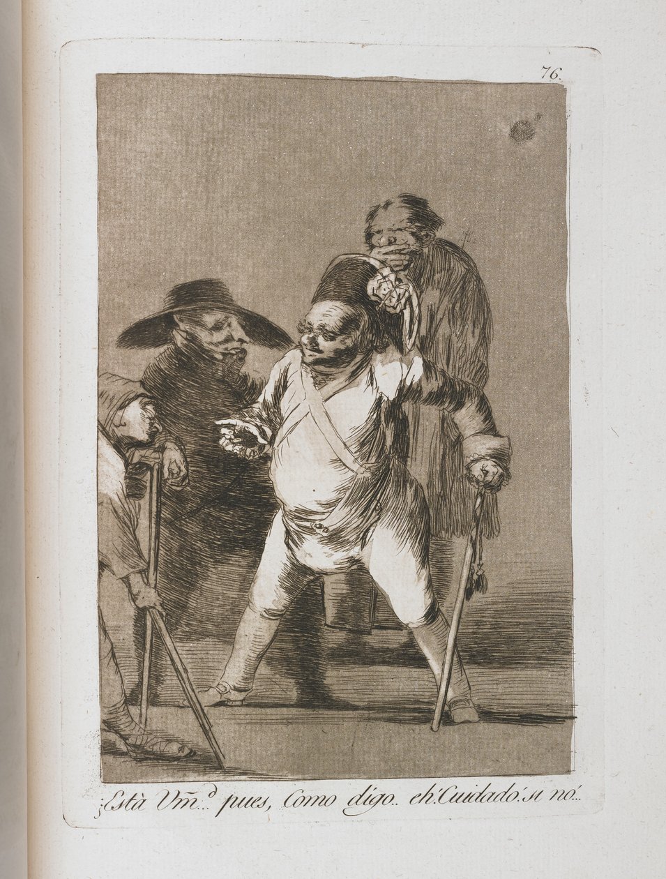 Tallrik från Los Caprichos, 1797-1798 av Francisco de Goya