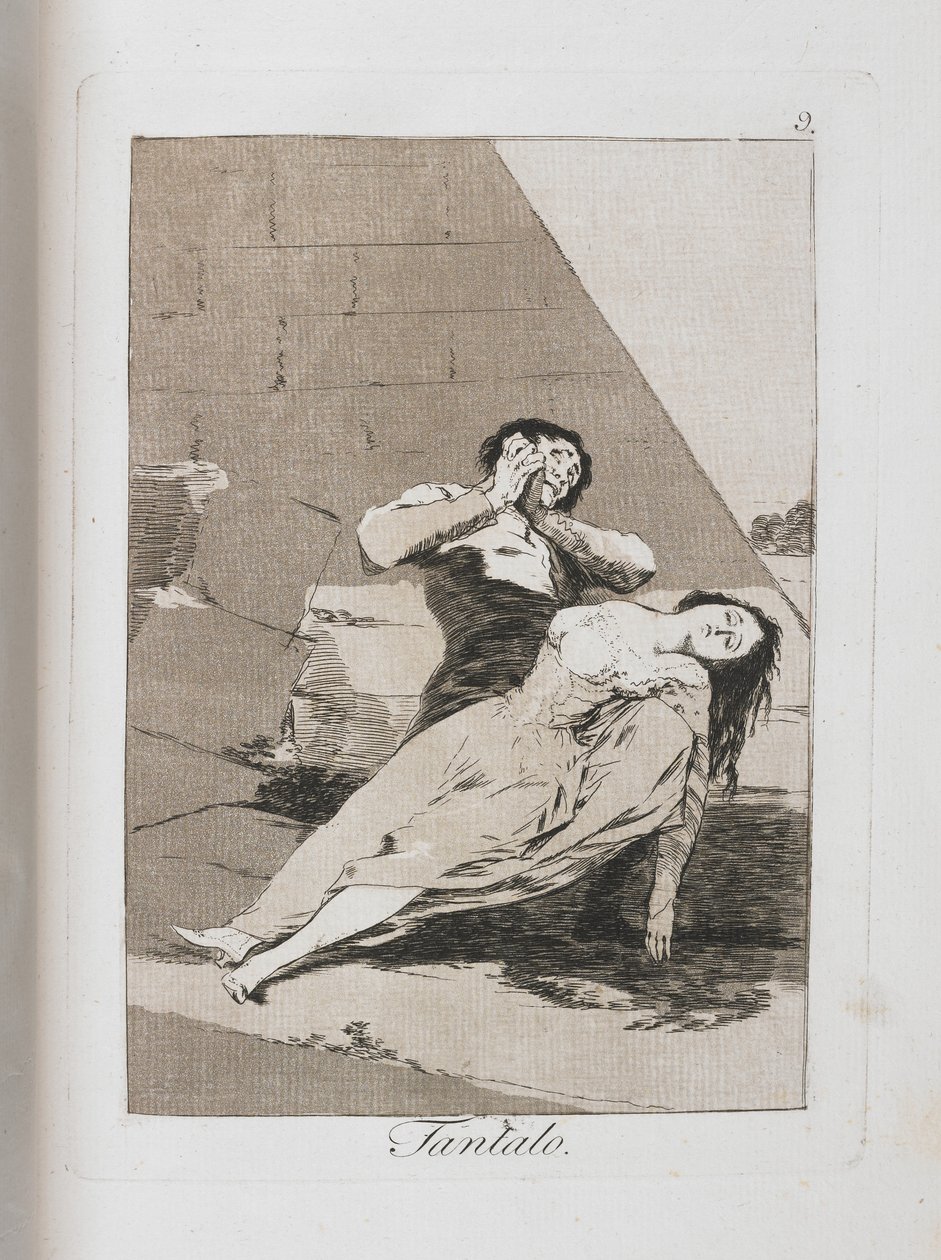 Tallrik från Los Caprichos, 1797-1798 av Francisco de Goya