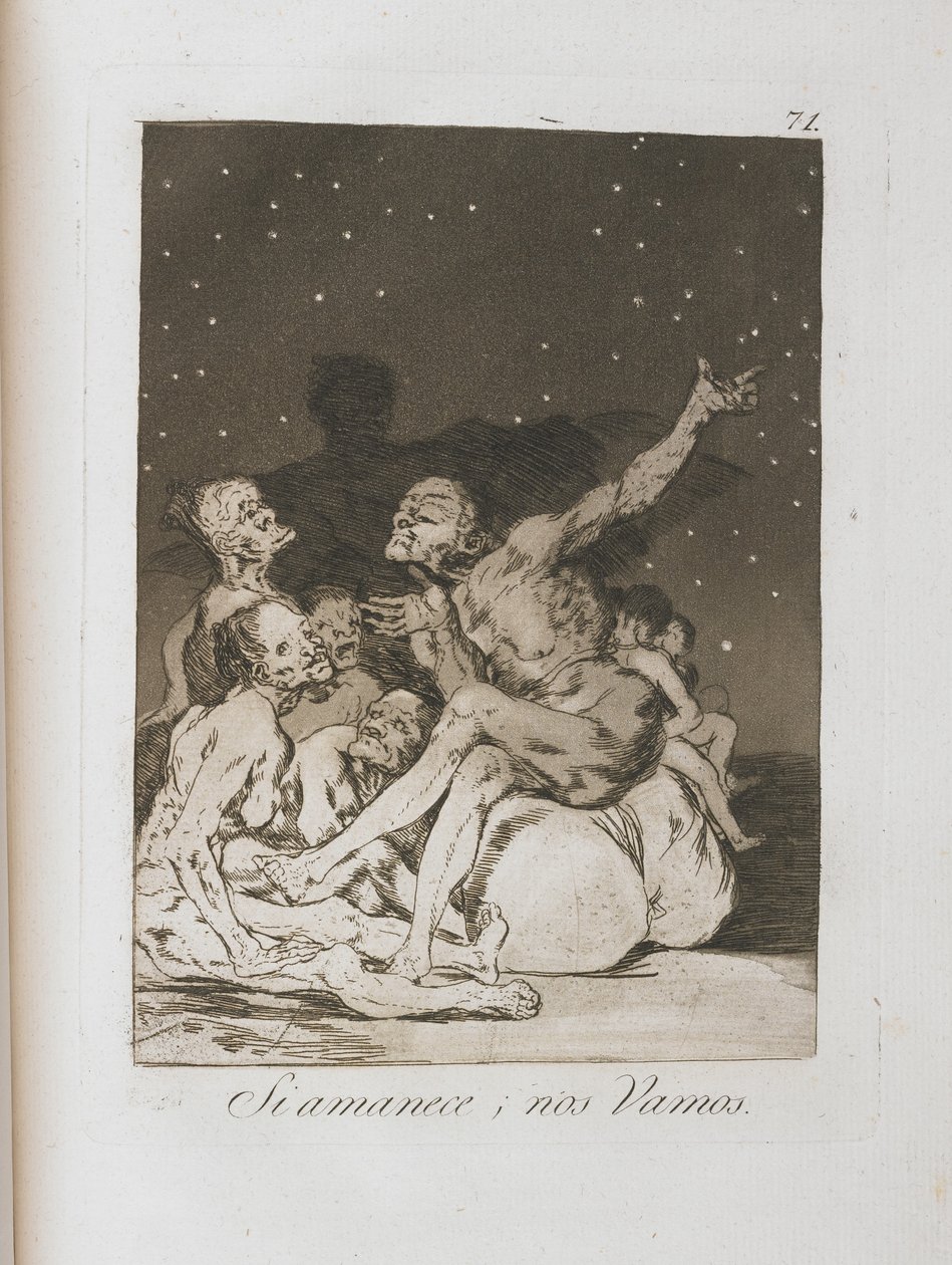 Tallrik från Los Caprichos, 1797-1798 av Francisco de Goya