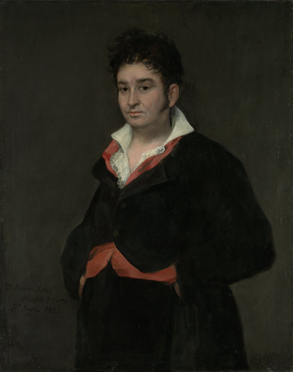 Porträtt av Don Ramon Satue, 1823 av Francisco de Goya