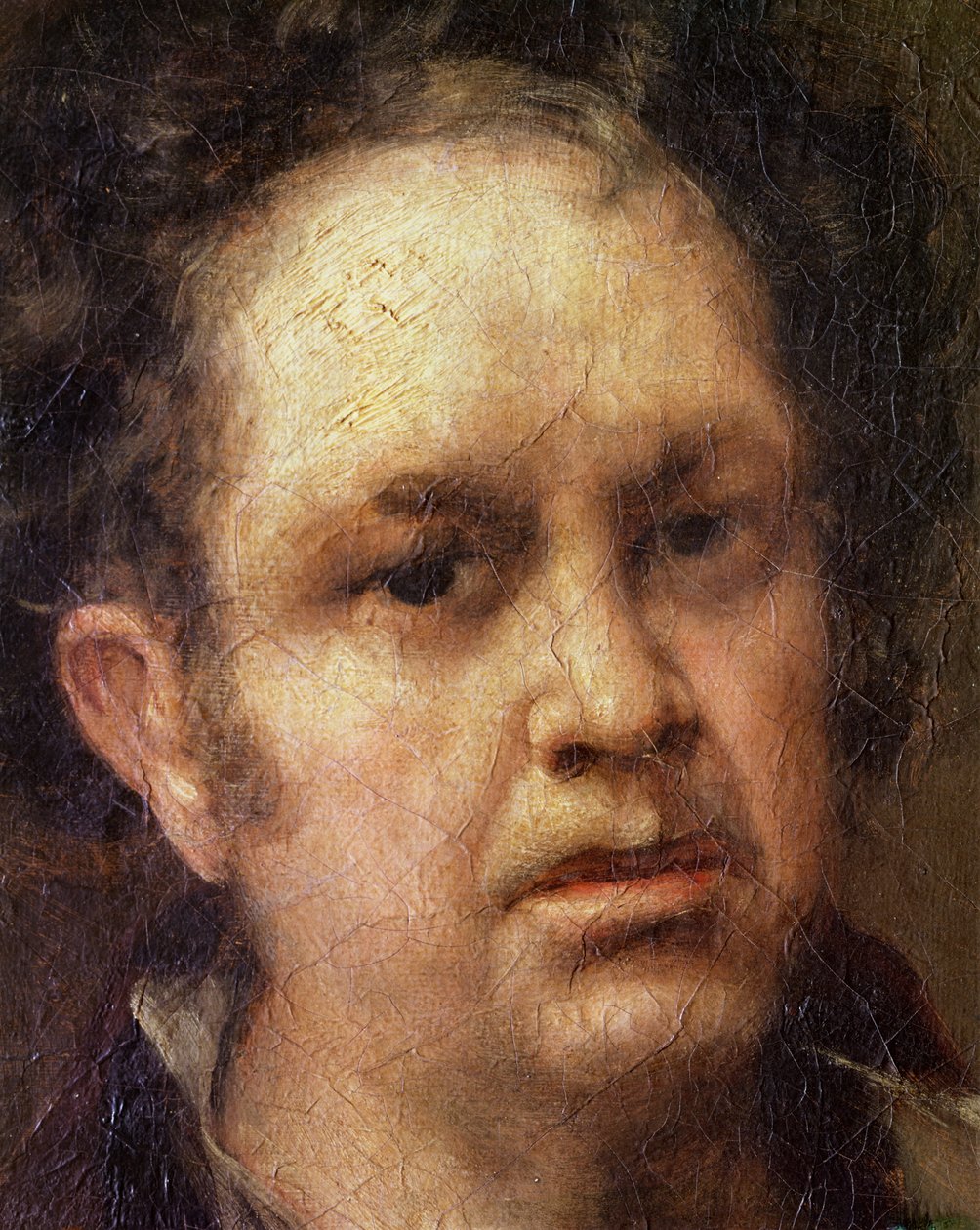 Självporträtt vid 69 års ålder, ca 1815 av Francisco de Goya