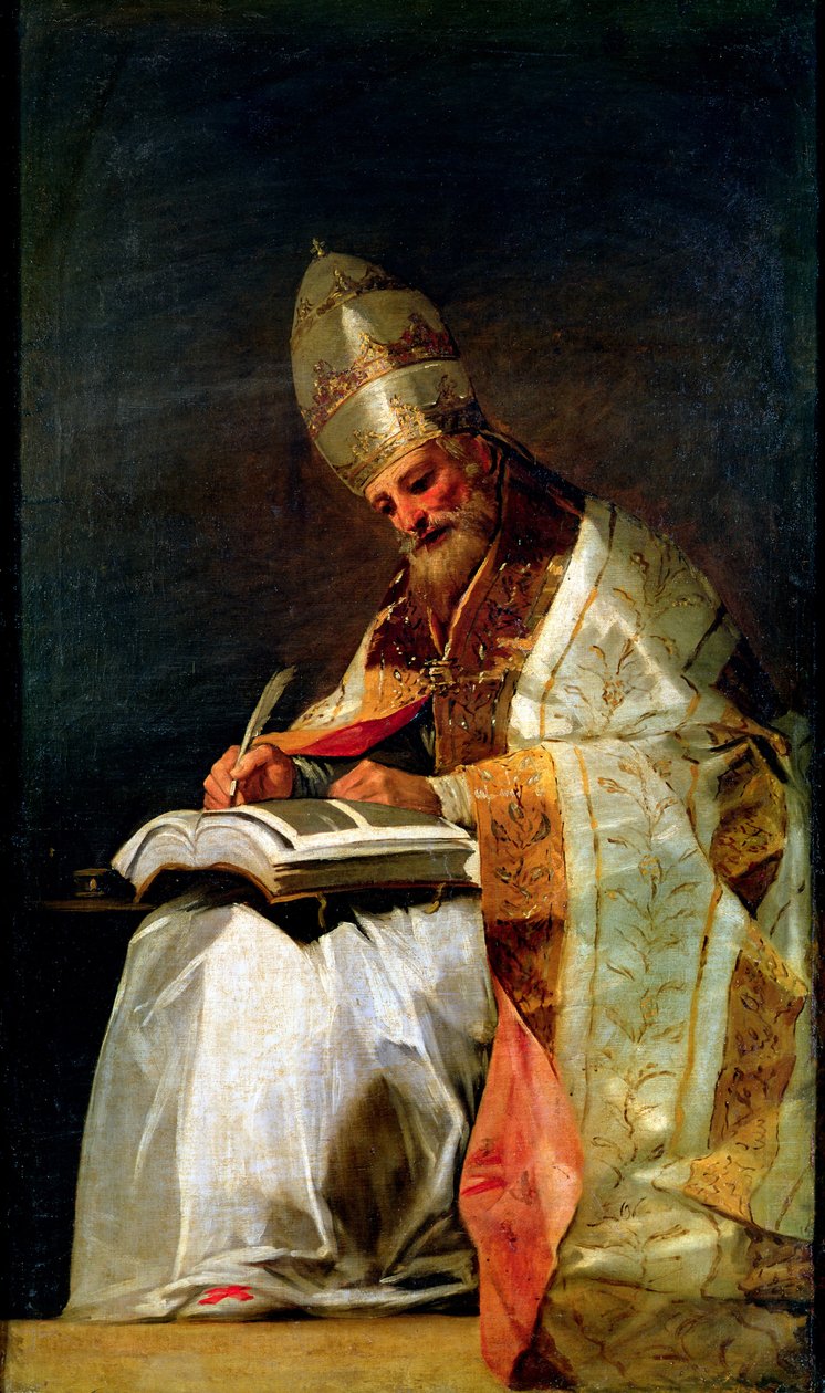 S:t Gregorius den store, 1795-99 av Francisco de Goya