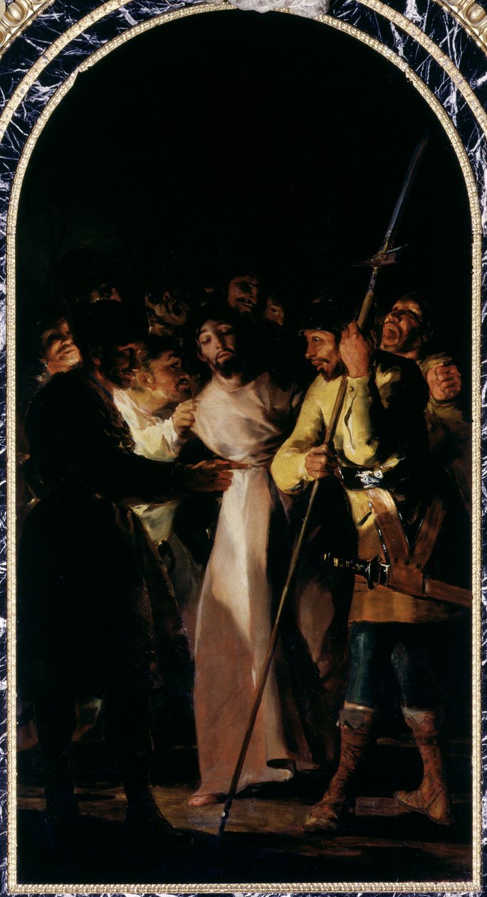 Kristi arrestering, 1798 av Francisco de Goya