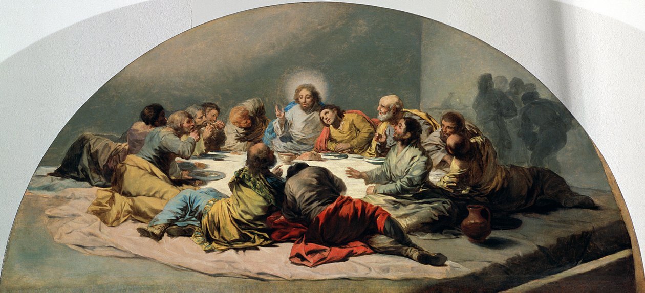 Den sista måltiden, 1796-97 av Francisco de Goya