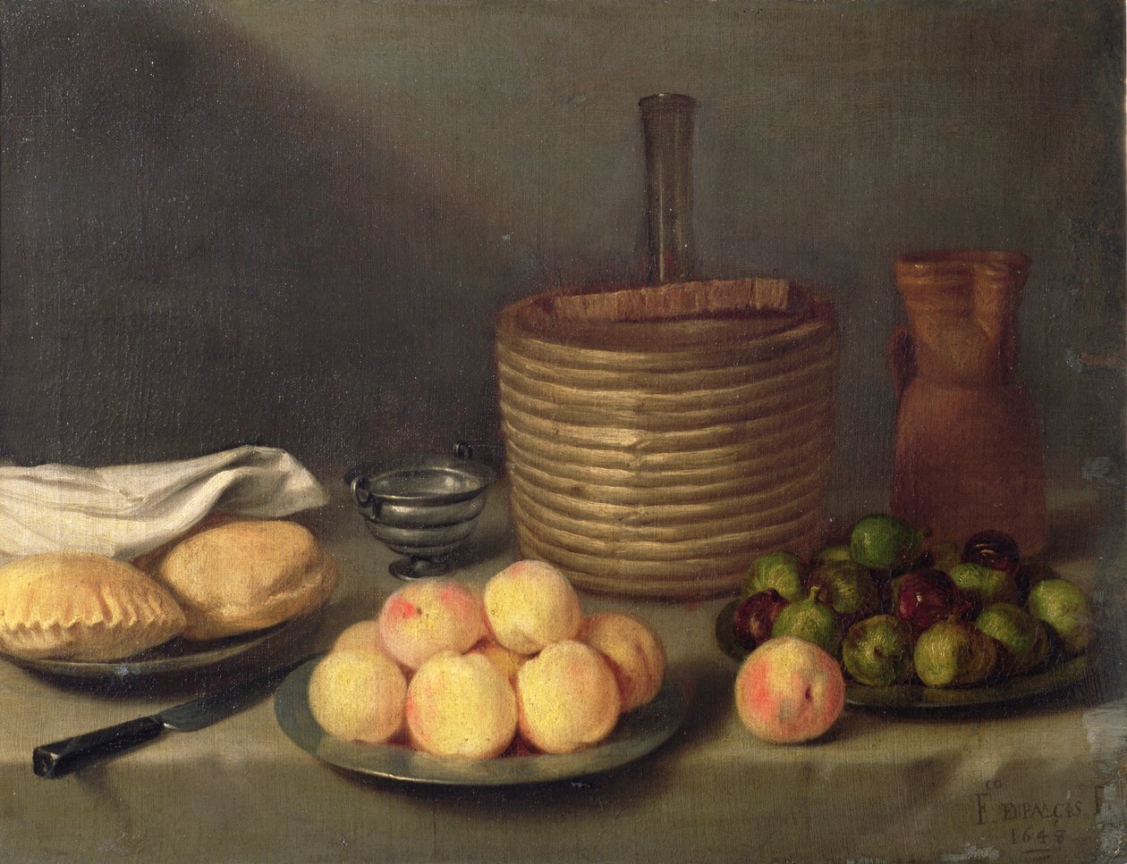 Stilleben med frugt, 1648swed av Francisco Palacios