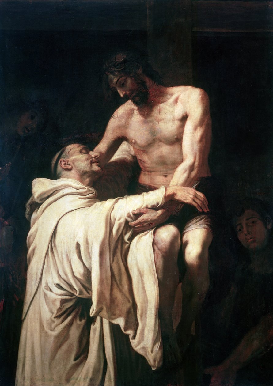 Kristus omfamnar St. Bernard av Francisco Ribalta