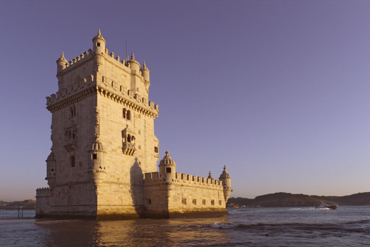 Torre de Belem, byggd ca 1514 (se även 237479, 237480, 237481) av Francisco de Arruda