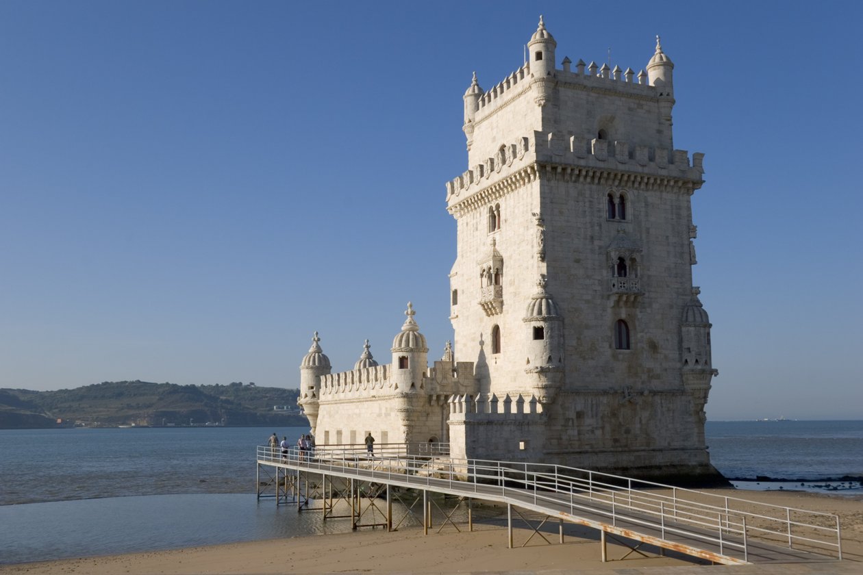 Torre de Belem, byggd ca 1514 (se även 237479, 237481 och 237483) av Francisco de Arruda