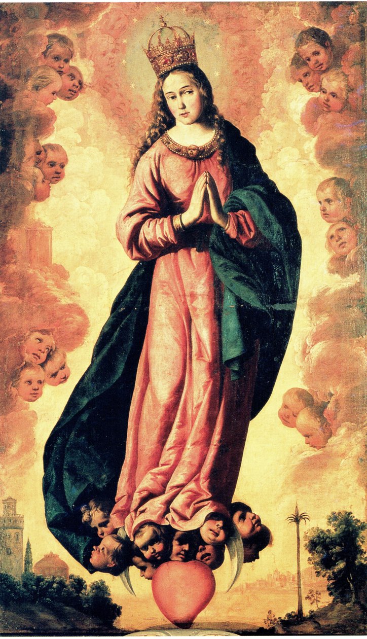 Obefläckad befruktning av Francisco de Zurbaran